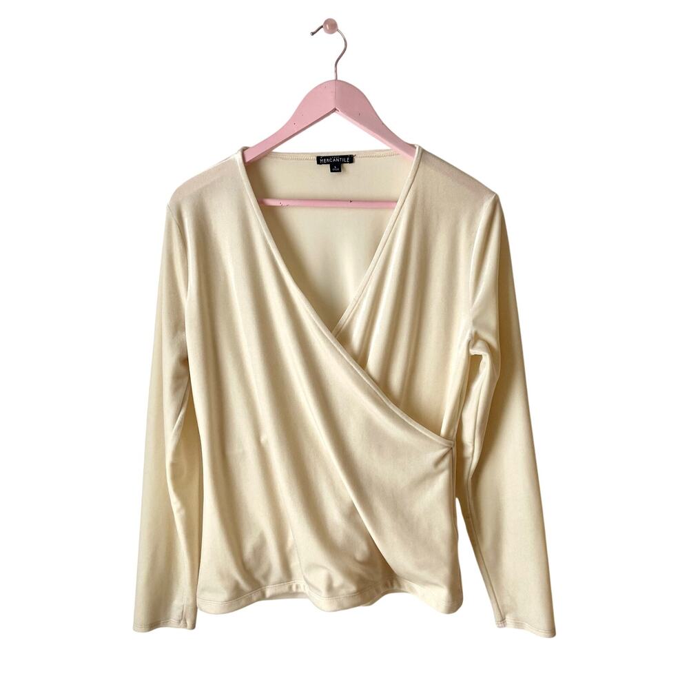 J. Crew Mercantile Wrap Top